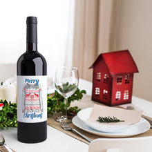 Load image into Gallery viewer, Ugly Christmas Sweater Wine Labels, Pack of 4