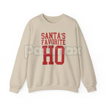 Load image into Gallery viewer, Santa’s Favorite Ho Cozy Christmas Crewneck | Funny Viral Holiday Sweatshirt for Women | Adult Humor Xmas Jumper