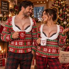 Load image into Gallery viewer, Funny Ugly Christmas Knitted Sweater β Hilarious Holiday Party Jumper, Festive Crewneck Pullover for Men & Women