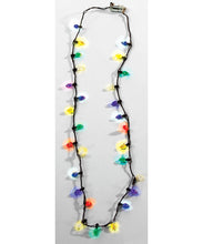 Load image into Gallery viewer, Christmas Light Bulb Necklace Light Up