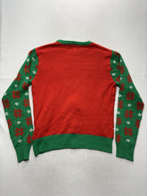 Load image into Gallery viewer, Spencer's Sweater Mens Large Red Green Beer Christmas Ugly Light Up Pullover