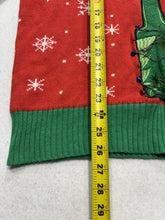 Load image into Gallery viewer, Spencer's Sweater Mens Large Red Green Beer Christmas Ugly Light Up Pullover