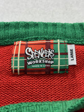 Load image into Gallery viewer, Spencer's Sweater Mens Large Red Green Beer Christmas Ugly Light Up Pullover