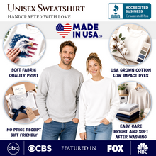 Load image into Gallery viewer, Let's Get Trashed Christmas Raccoon Sweatshirt, Funny Sweater for Feral Women