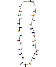 Load image into Gallery viewer, Christmas Light Bulb Necklace Light Up
