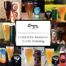 Load image into Gallery viewer, Upside Down Beer Glass – Funny Novelty Beer Glassware
