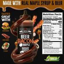 Load image into Gallery viewer, Beer Bacon Maple Marinade – Sweet &amp; Savory Grilling Sauce
