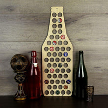 Load image into Gallery viewer, Beer Cap Collector Wall Art – Beer Sign Bottle Cap Holder
