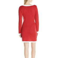 Load image into Gallery viewer, Allison Brittney Christmas Holiday Santa Long Sleeve Sweater Dress Womens Large
