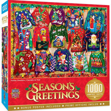 Load image into Gallery viewer, Season's Greetings - Holiday Sweaters 1000 Piece Puzzle

