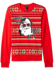 Load image into Gallery viewer, Alex Stevens Mens Where My Hos ugly Christmas Sweater
